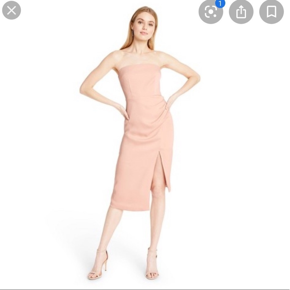 NWT Strapless Side-Slit Dress CUSHNIE for Target